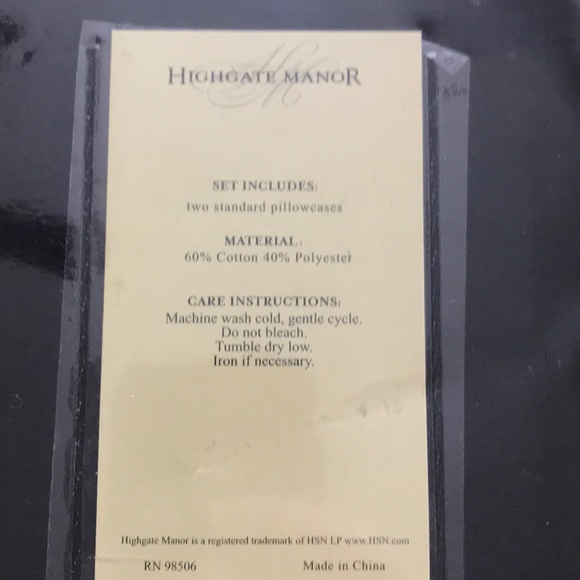 Highgate Manor Standard Pillowcases - Picture 2 of 3